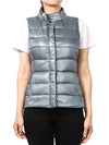 Women's Down Vest Padding Blue - HERNO - BALAAN 2