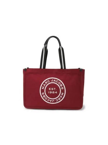 Canvas Signet Large Tote Savvy Red MBBAS23034REX - MARC JACOBS - BALAAN 1