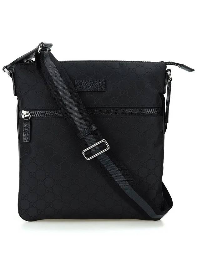 Microsima Logo Nylon Cross Bag Black - GUCCI - BALAAN 2