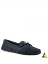 Triangle Logo Driving Shoes Navy - PRADA - BALAAN 2