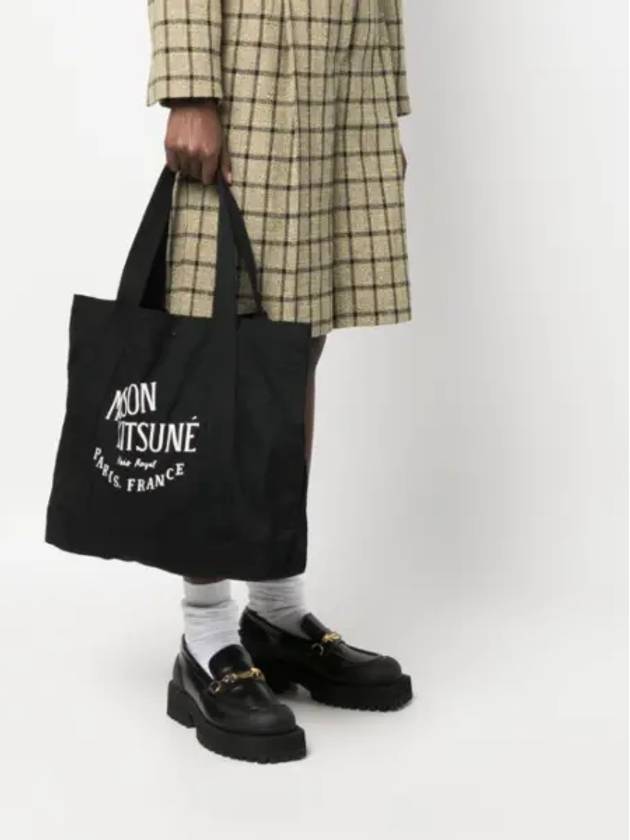 Palais Royal Shopping Tote Bag Black - MAISON KITSUNE - BALAAN 2