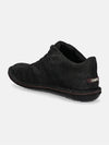 Beetle Leather Low Top Sneakers Black - CAMPER - BALAAN 4