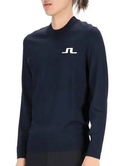 Golf Gus Logo Knit Top Navy - J.LINDEBERG - BALAAN 2