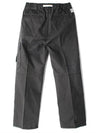 Panama Recycled Oxide Plating Straight Pants Grey - STONE ISLAND - BALAAN 3