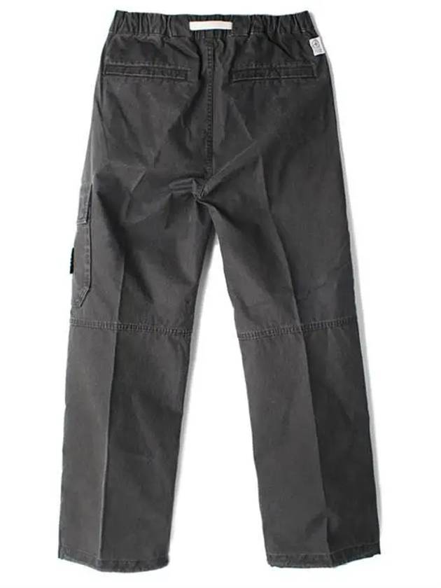 Panama Recycled Oxide Plating Straight Pants Grey - STONE ISLAND - BALAAN 3