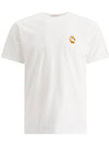 All Right Fox Patch Short Sleeve T-Shirt White - MAISON KITSUNE - BALAAN.