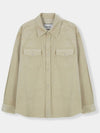 Western Corduroy Shirt Cream - KINETO - BALAAN 3