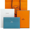 Citizen Twill Card Wallet Blue - HERMES - BALAAN 2