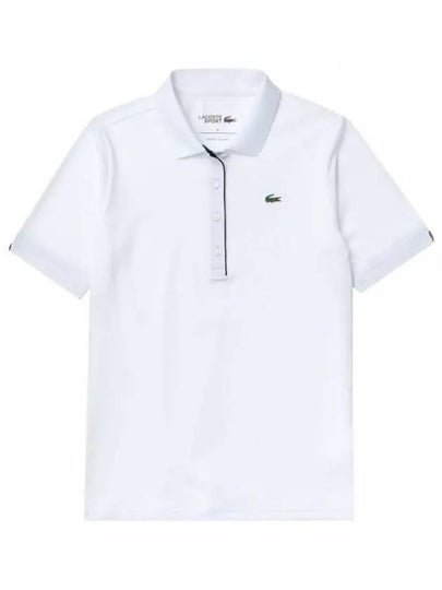 Women's Golf Performance Ultra Dry Short Sleeve Polo Shirt White - LACOSTE - BALAAN 2