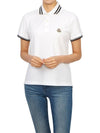 Women s Collar Short Sleeve T Shirt 8A00009 84720 001 - MONCLER - BALAAN 4