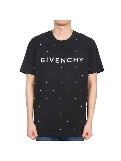 Logo Short Sleeve T-Shirt Black - GIVENCHY - BALAAN 2