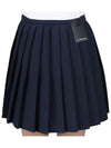 Women's Sierra Pleated Skirt Navy - J.LINDEBERG - BALAAN 10