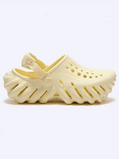 Kids Echo Clog Sandals Butter Cream - CROCS - BALAAN 1