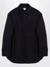 Cotton Twill Shirt Dark Knight 794229V2T101177 - BOTTEGA VENETA - BALAAN 1