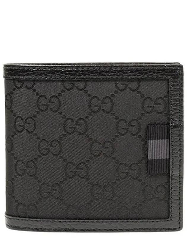 GG Supreme Canvas Nylon Half Wallet Black - GUCCI - BALAAN 2