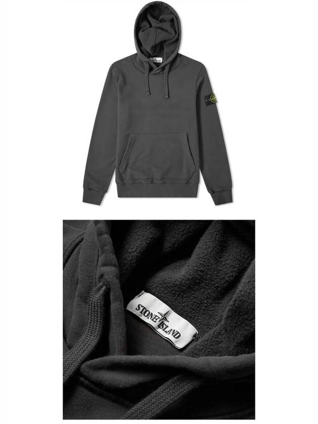 Wappen Patch Hoodie Grey - STONE ISLAND - BALAAN 5