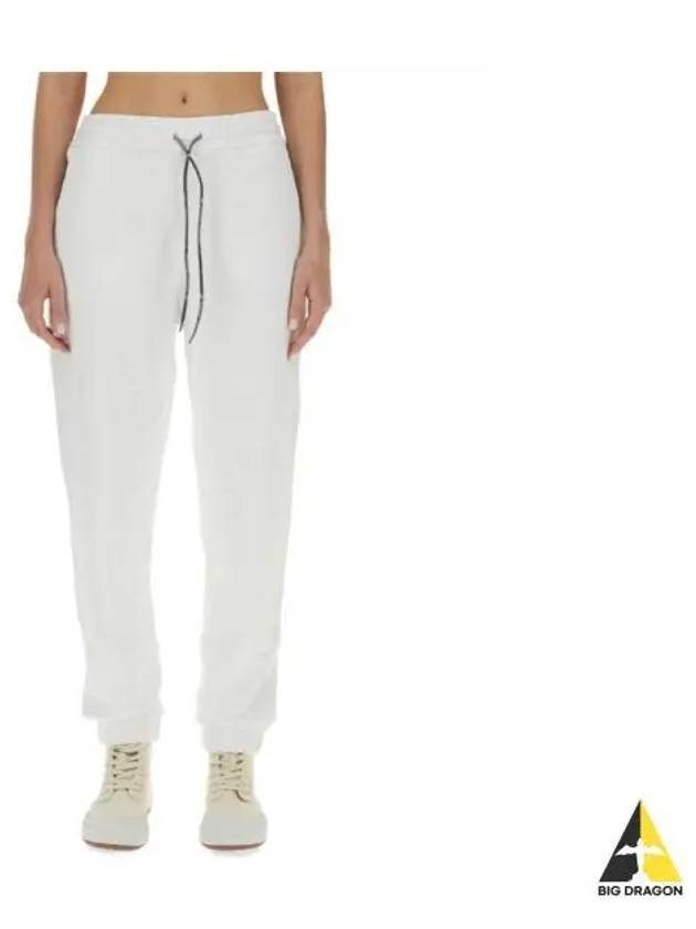 Logo Classic Drawstring Cotton Track Pants White - VIVIENNE WESTWOOD - BALAAN 2