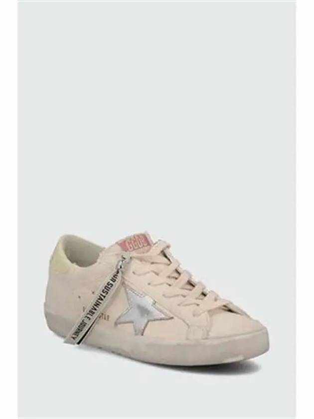 Superstar Canvas Low Top Sneakers Silver White - GOLDEN GOOSE - BALAAN 3