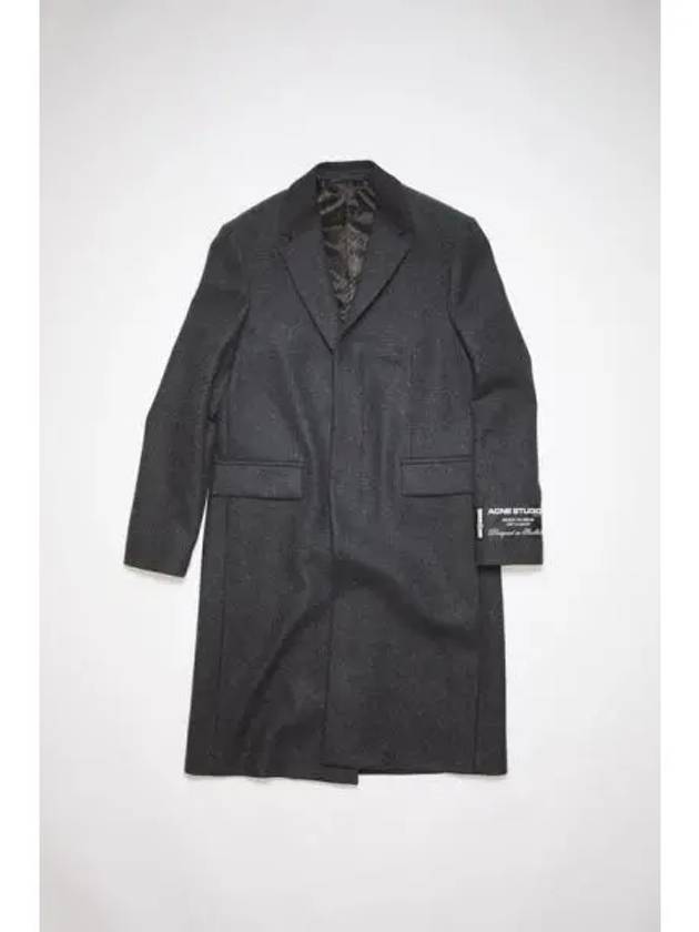 Tailored Wool Blend Single Coat Dark Grey - ACNE STUDIOS - BALAAN 2