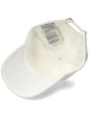 Gabardine Baseball Logo Ball Cap White - MONCLER - BALAAN 5