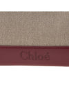 Sense Zipper Clutch Bag Beige Red - CHLOE - BALAAN 8