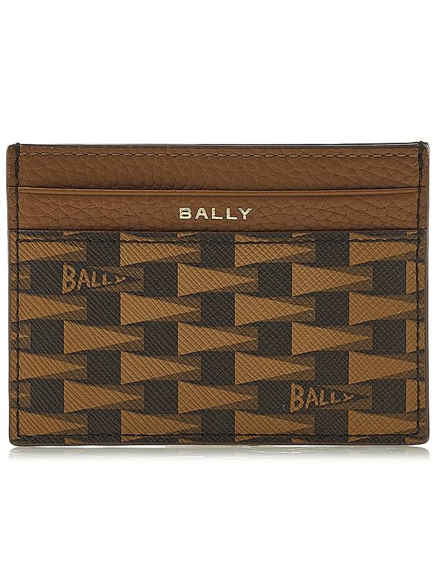 Men's logo print card holder PNT C CARD CASE I8D4O - BALLY - BALAAN 1