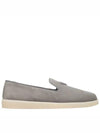 Suede Loafers Grey - PRADA - BALAAN 2