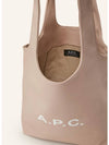 Ninon Small Tote Bag Satin Pink - A.P.C. - BALAAN 3