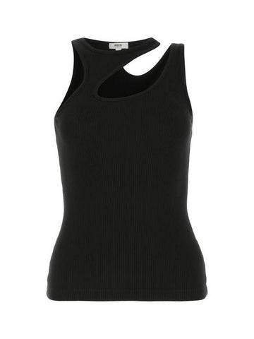 Athena Cut-out Tank Sleeveless Black - AGOLDE - BALAAN 1