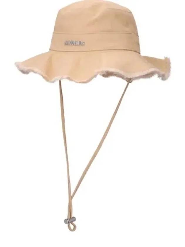 Le Bob Artichaut Bucket Hat Off Beige - JACQUEMUS - BALAAN 3