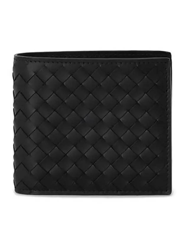 Intrecciato Half Wallet Black - BOTTEGA VENETA - BALAAN 5