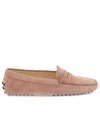 Gommino Suede Driving Shoes Pink - TOD'S - BALAAN 2