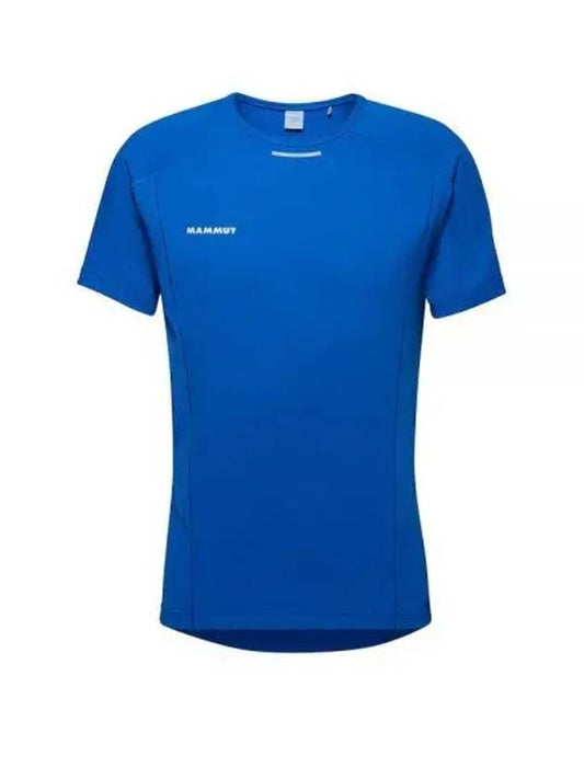 Men's Energy Aenergy FL ??Short Sleeve T-Shirt Blue - MAMMUT - BALAAN.