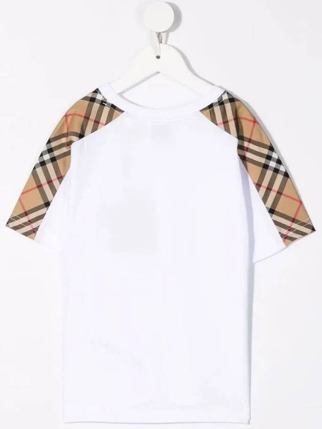 Kids Vintage Check Panel Pattern T Shirt 8054142 - BURBERRY - BALAAN 3