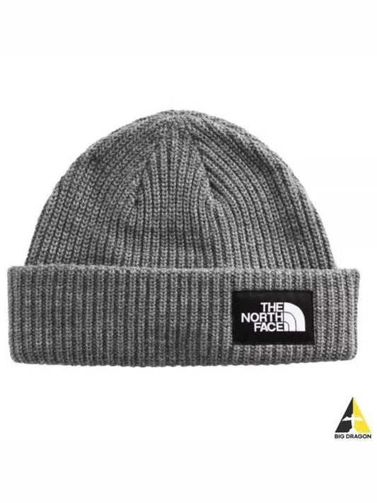 Salty Lined Ribbed Acrylic Beanie Grey - THE NORTH FACE - BALAAN 2