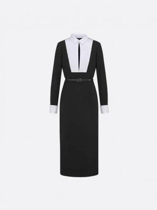 Plastrun midi dress 441R13A1486 X9901 - DIOR - BALAAN 1