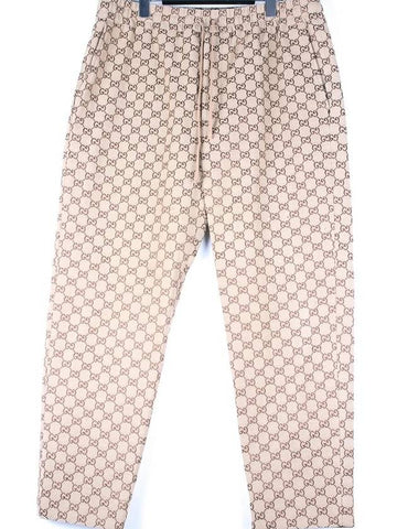 GG canvas jacquard track pants 50 32 34 - GUCCI - BALAAN 1