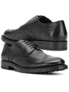 Men's Brogue Derby Shoes Black - TOD'S - BALAAN.