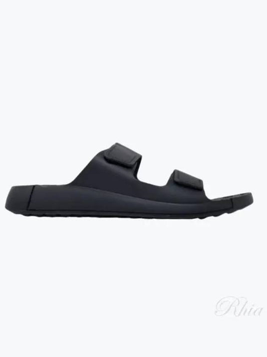 2nd Cozmo Leather Slippers Black - ECCO - BALAAN 2