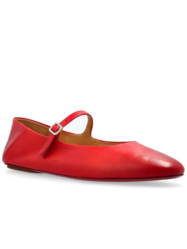 Marsell Leather Ballerinas Strascico, Women's, Red - MARSELL - BALAAN 4