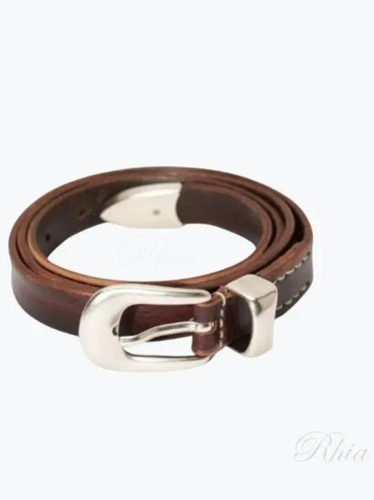 Leather 2CM Belt Brown - OUR LEGACY - BALAAN 2