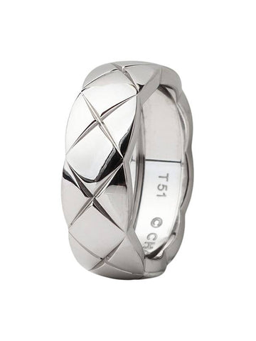 J10570 White Gold Coco Crush Small Ring No 51 Department Store Warranty 34135 1 - CHANEL - BALAAN 1