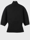 Acne Women s KESTHER COMPACT Wool Knit A60146 BLACK ANC142bk - ACNE STUDIOS - BALAAN 3