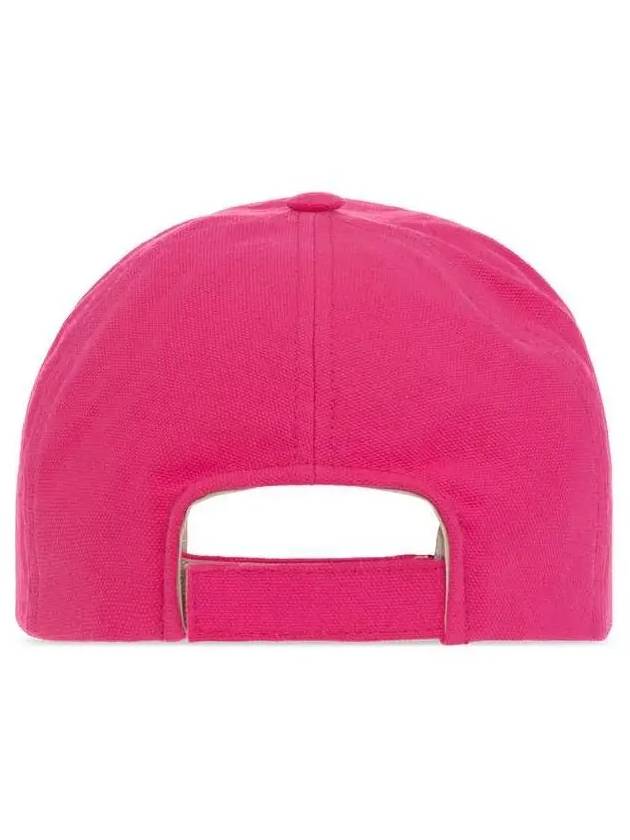 Tyron Logo Ball Cap Fuchsia - ISABEL MARANT - BALAAN 4