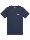 Men's Small Logo Essential Short Sleeve T-Shirt Navy - BARBOUR - BALAAN 1