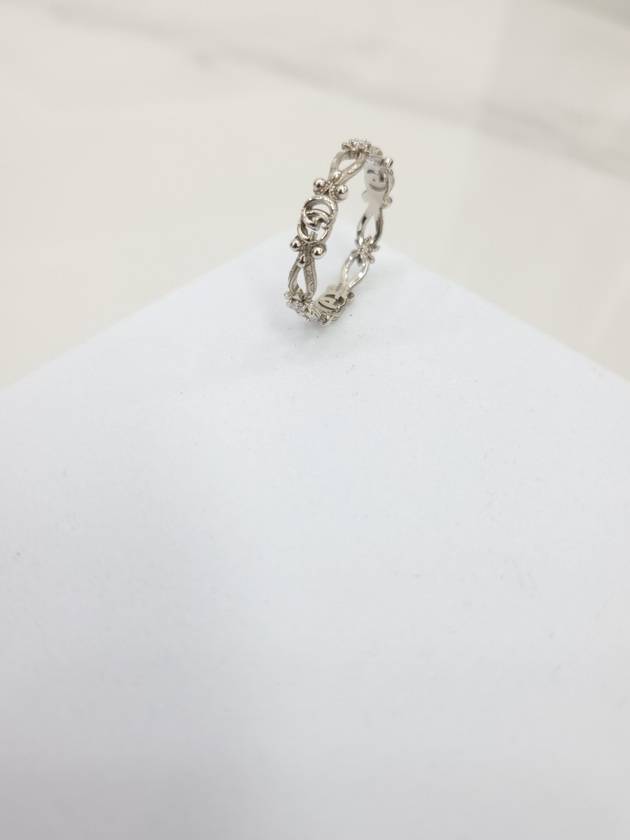 Flora 18k white gold ring No 18 - GUCCI - BALAAN 5