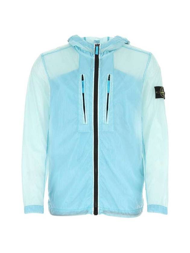 Men's Wappen Patch Lucido TC Windbreaker Sky Blue - STONE ISLAND - BALAAN 1