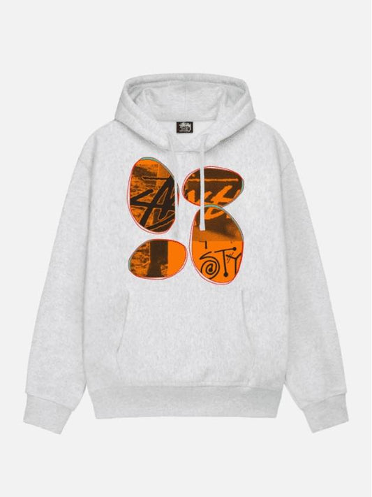 David Carson Vespa Hoodie Ash Heather Stussy - STUSSY - BALAAN 1