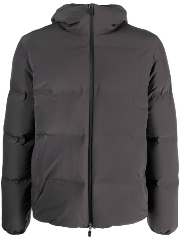 Hooded Down Padding Dark Grey - HERNO - BALAAN 2