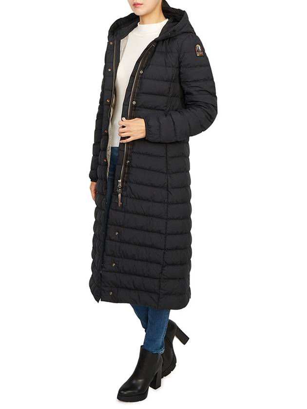 Women's Mega Hood Long Padding Black - PARAJUMPERS - BALAAN 8